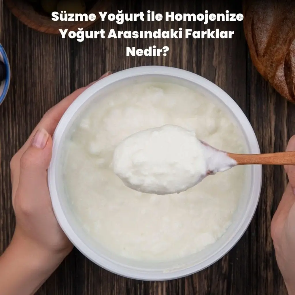 Süzme Yoğurt ile Homojenize Yoğurt Arasındaki Farklar Nedir?
