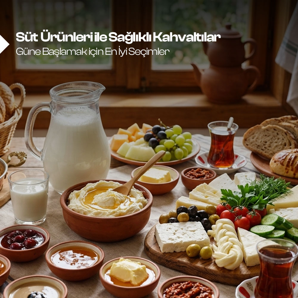Süt Ürünleri ile Sağlıklı Kahvaltılar Güne Başlamak İçin En İyi Seçimler 