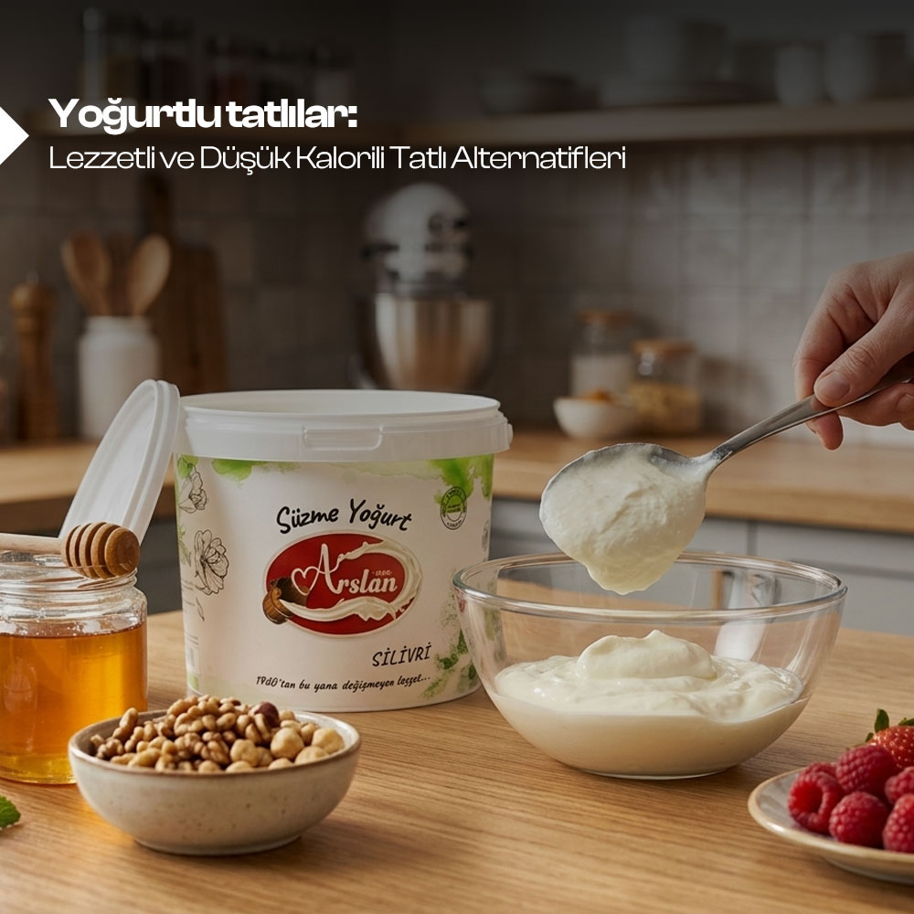 Yoğurtlu Tatlılar,  Lezzetli ve Düşük Kalorili Tatlı Alternatifleri 