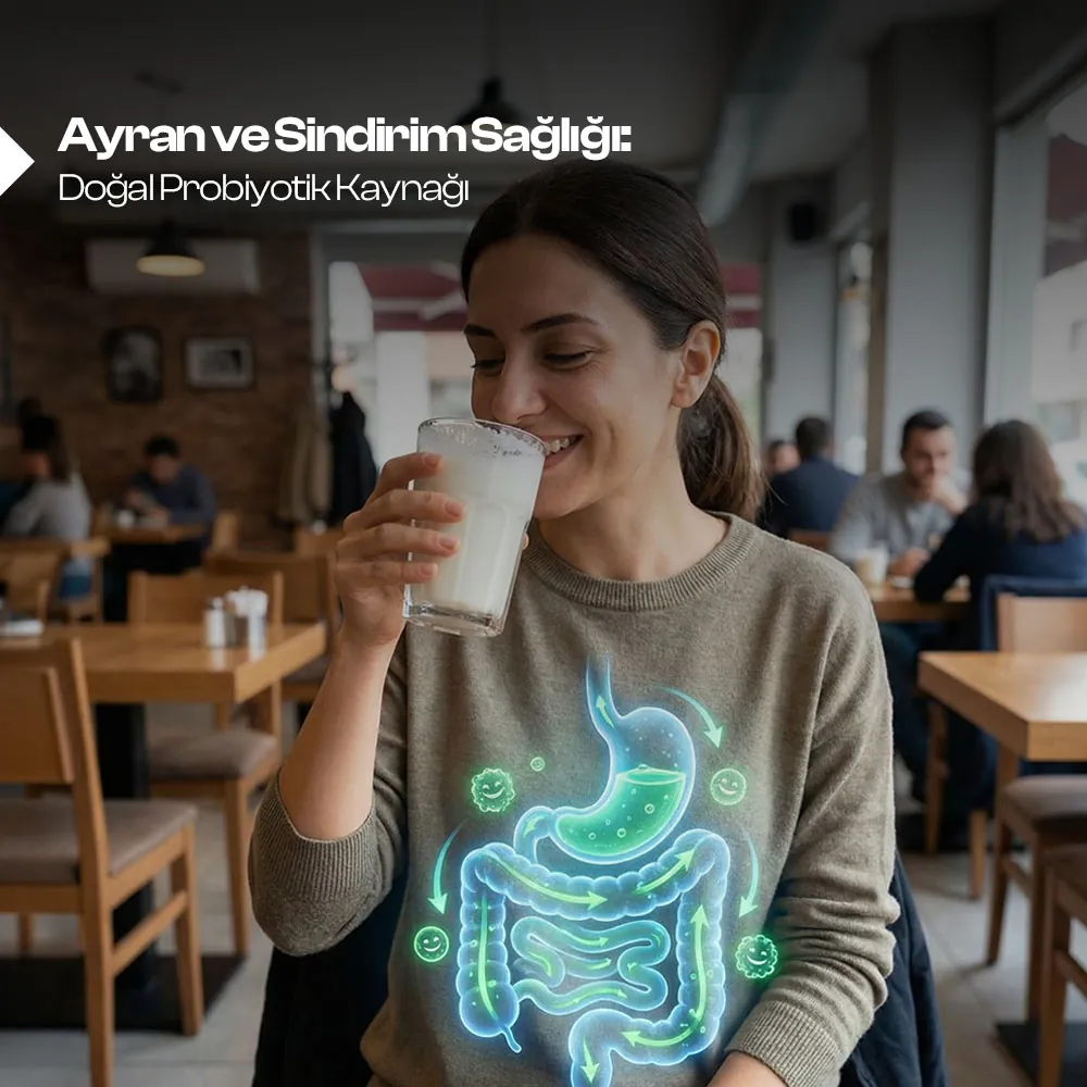 Ayran ve Sindirim Sağlığı Doğal Probiyotik Kaynağı 