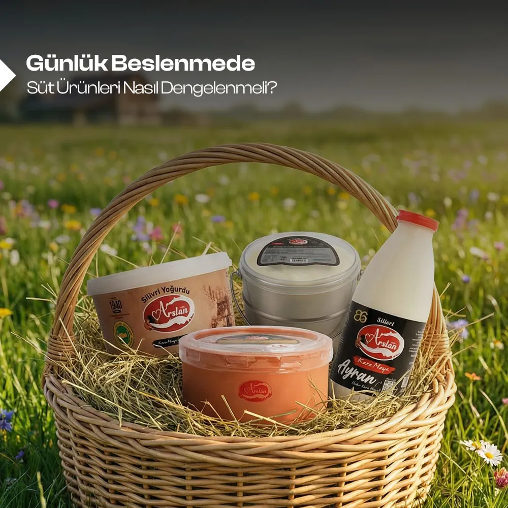 Günlük Beslenmede Süt Ürünleri Nasıl Dengelenmeli? 