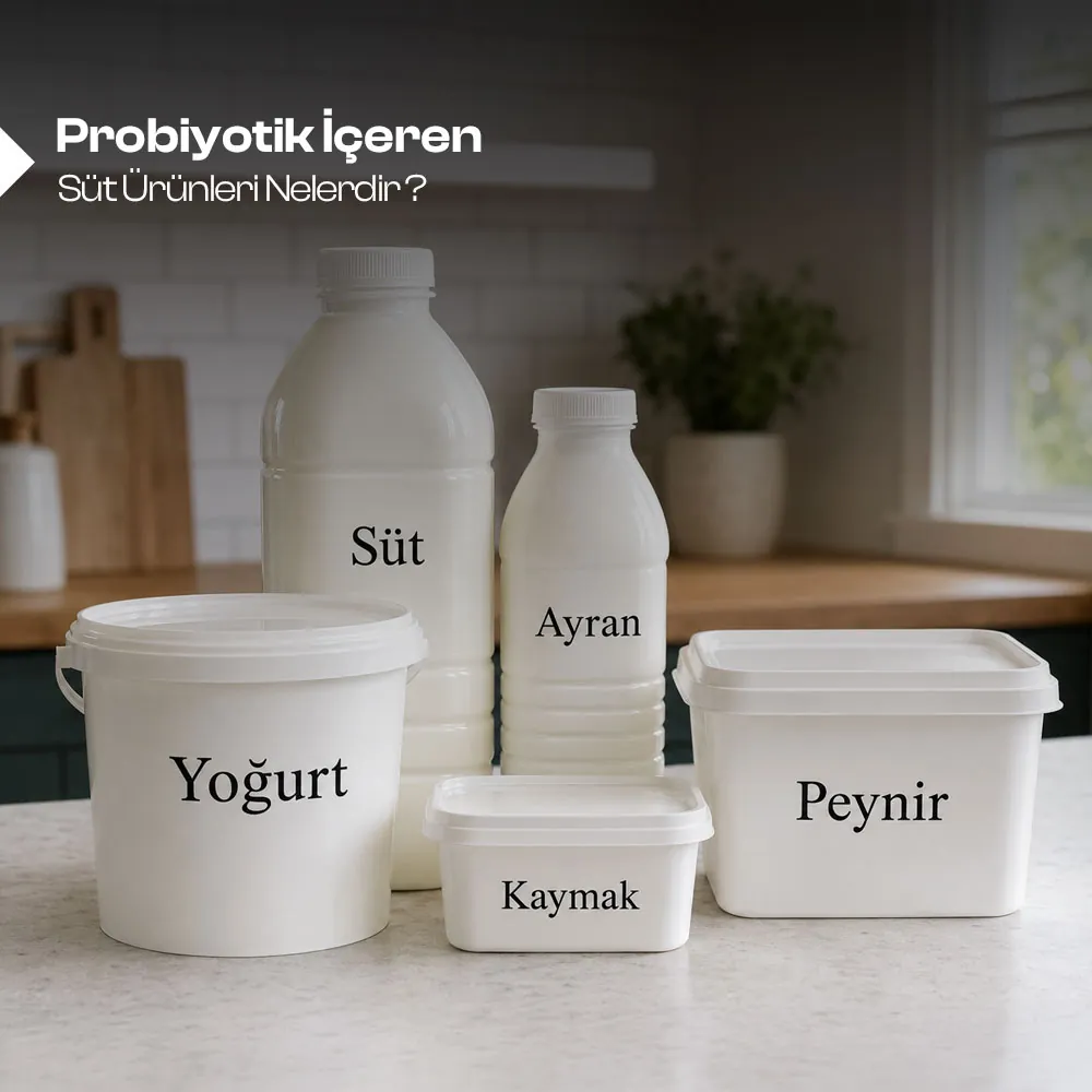 Probiyotik İçeren Süt Ürünleri Nelerdir? 