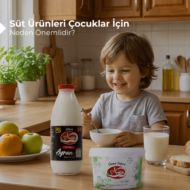 Süt Ürünleri Çocuklar İçin Neden Önemlidir? 